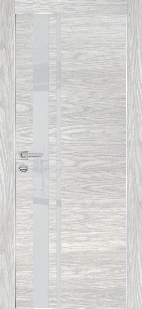 Фото Межкомнатная дверь PX-16  AL кромка с 4-х ст. Дуб скай бежевый